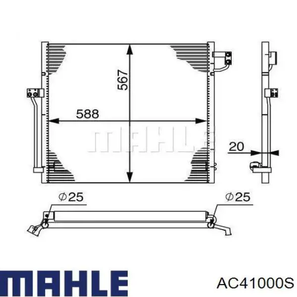 Aire acondicionado capacitor Mahle Original AC41000S precio, desde 150,48 EUR