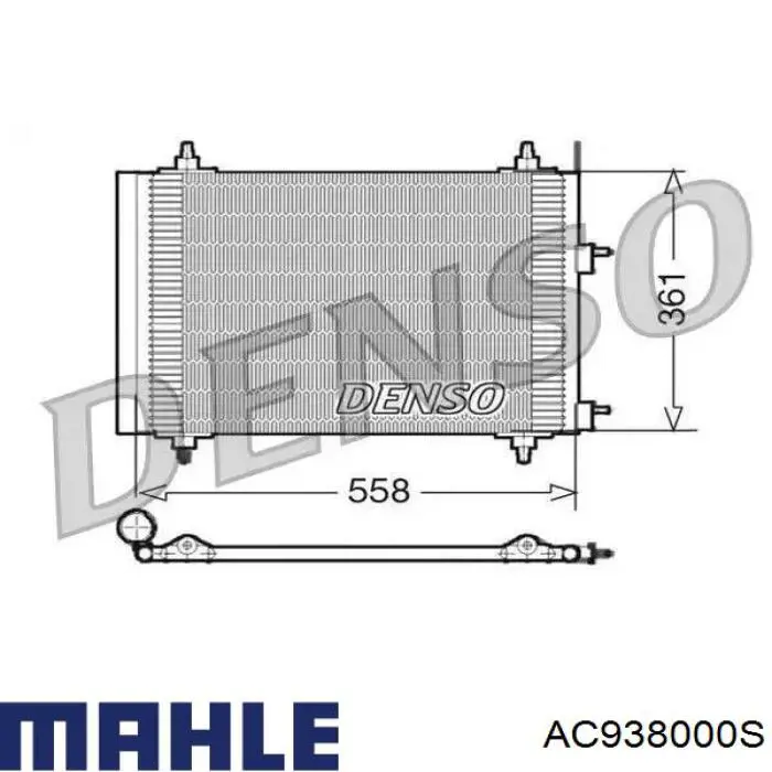 Comprar AC938000S Mahle Original Condensador de aire acondicionado