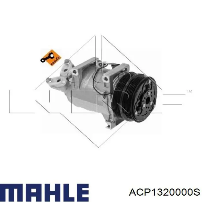 ACP1320000S Mahle Original compresor de aire acondicionado