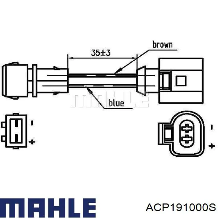 ACP 191 000S Mahle Original compresor de aire acondicionado