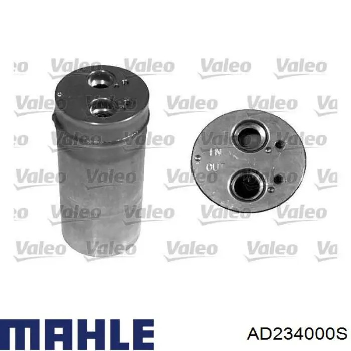 AD 234 000S Mahle Original receptor-secador del aire acondicionado
