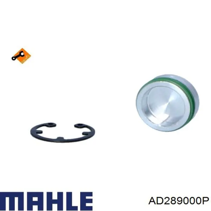 AD289000P Mahle Original receptor-secador del aire acondicionado
