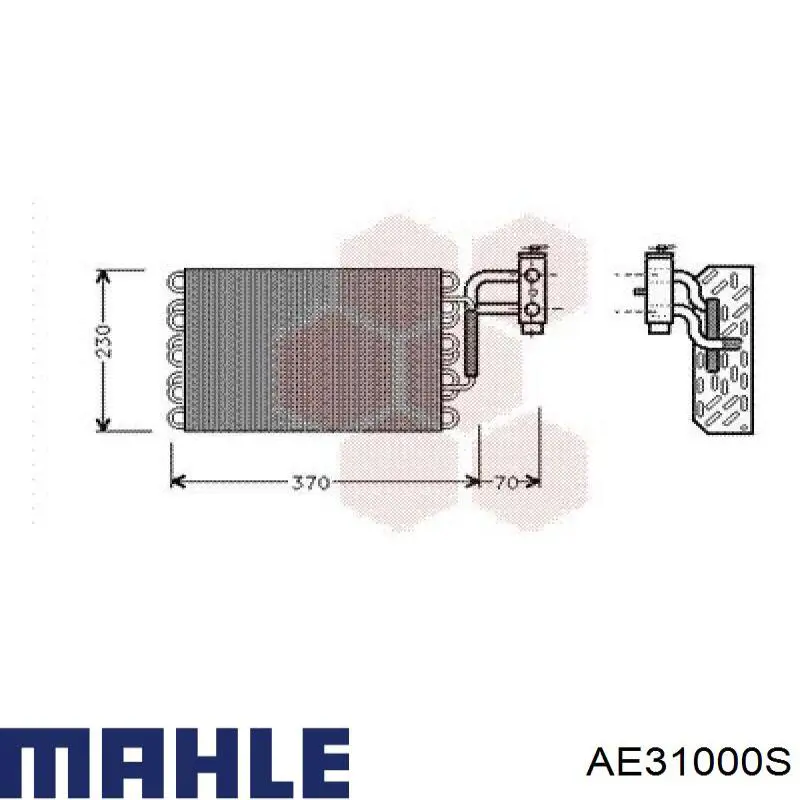 Evaporador Mahle Original AE31000S