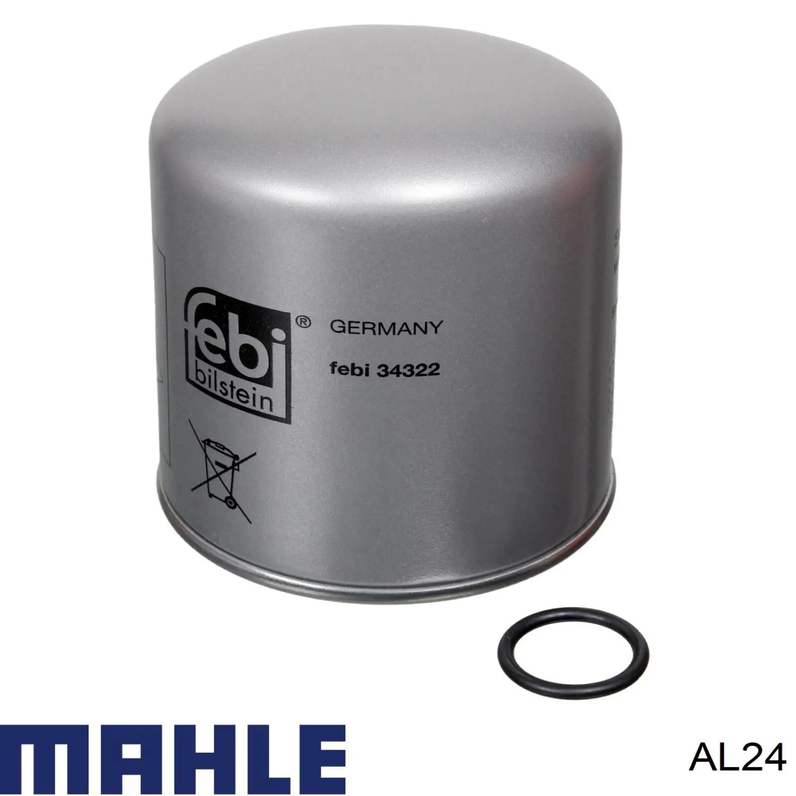 Filtro del secador de aire (separador de agua y aceite) (CAMIÓN) MAHLE AL24