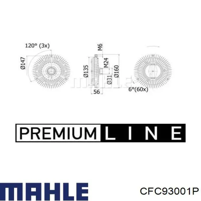 Embrague del ventilador Hans Pries (Topran) 502839