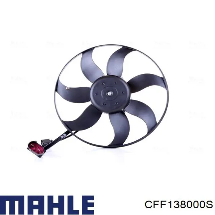 CFF 138 000S Mahle Original ventilador (rodete +motor refrigeración del motor con electromotor, izquierdo)