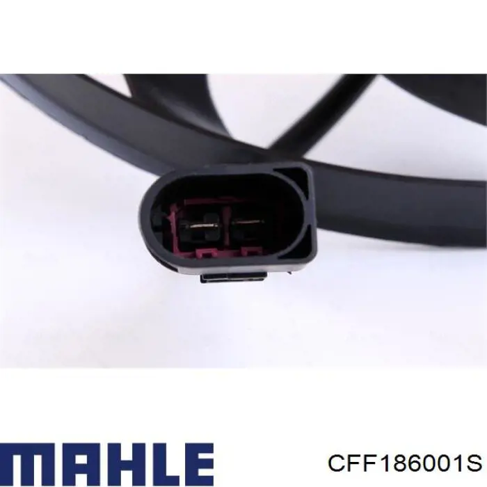 Ventilador de refrigeración completo derecho (motor y hélice) Mahle Original CFF186001S