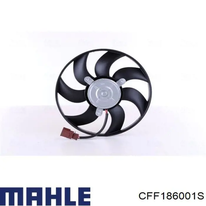 CFF 186 001S Mahle Original ventilador (rodete +motor refrigeración del motor con electromotor derecho)