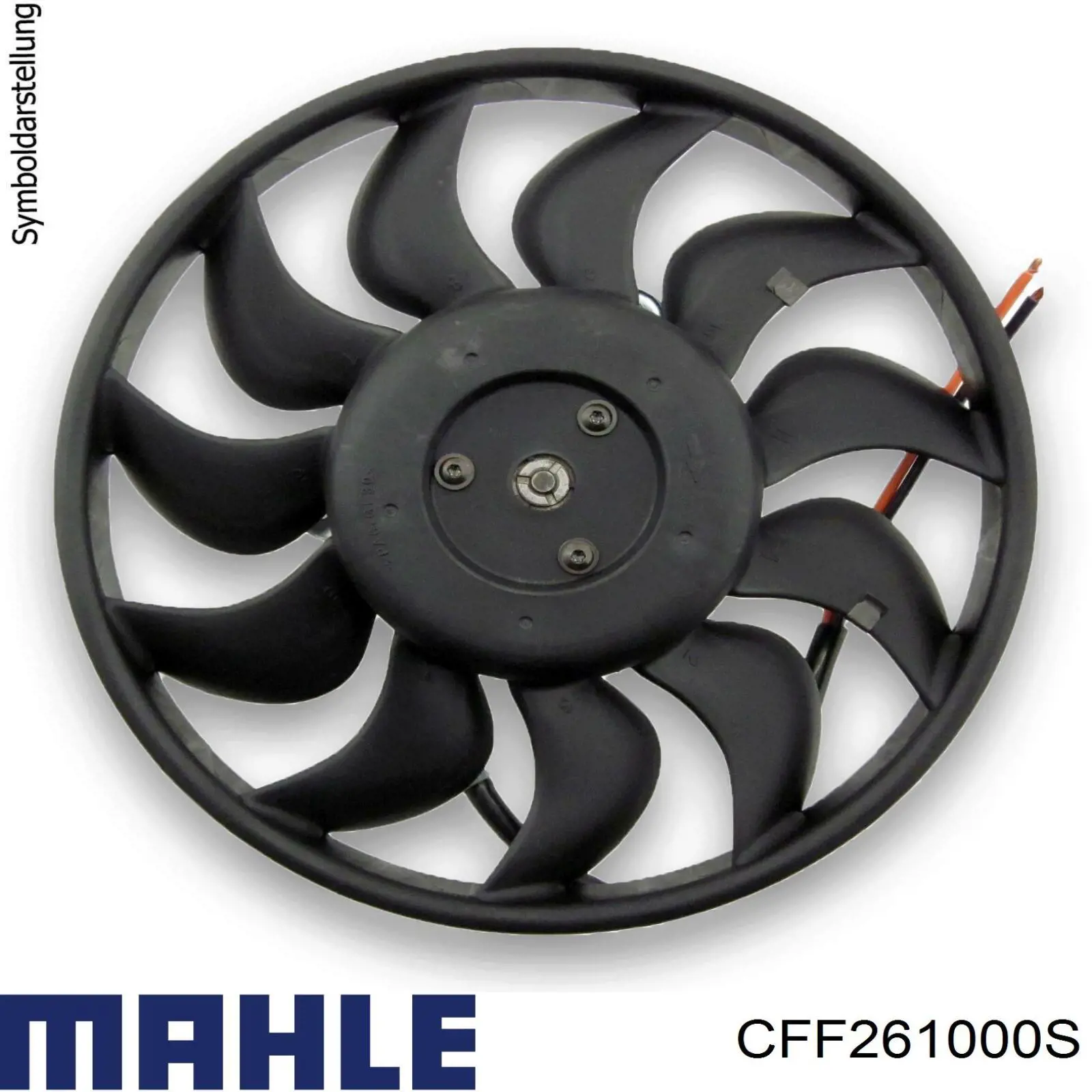 CFF261000S Mahle Original ventilador (rodete +motor refrigeración del motor con electromotor derecho)