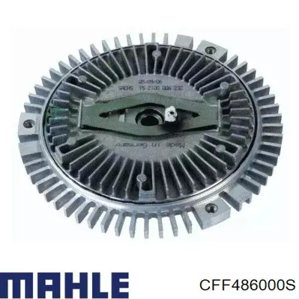 CFF 486 000S Mahle Original difusor de radiador, ventilador de refrigeración, condensador del aire acondicionado, completo con motor y rodete