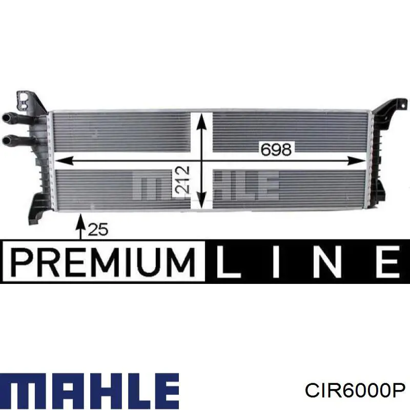 CIR6000P Mahle Original radiador, refrigeración del motor adicional