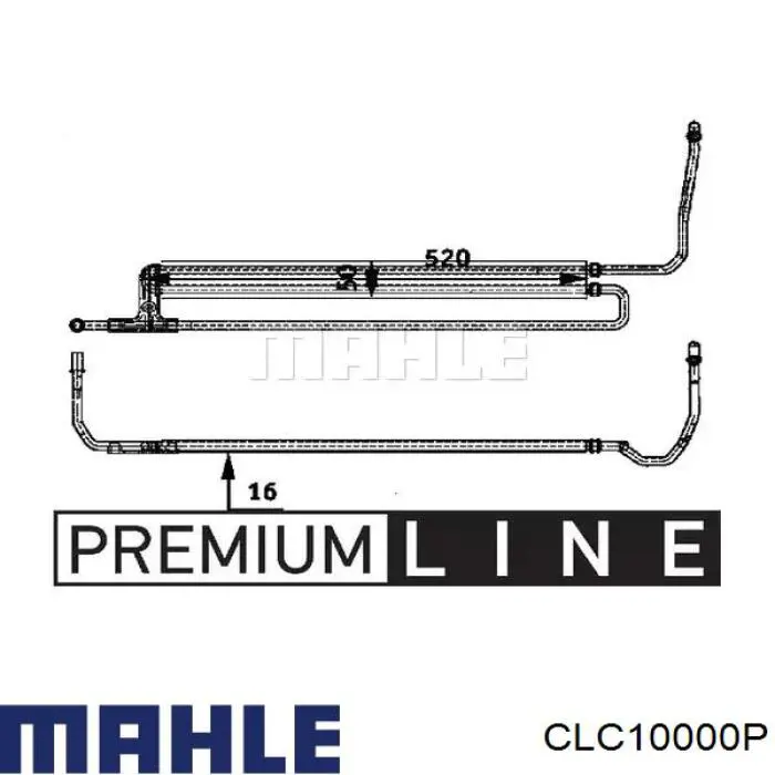 CLC 10 000P Mahle Original radiador de direccion asistida