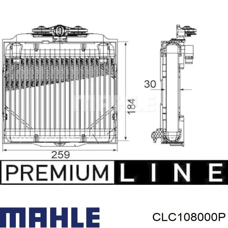 CLC 108 000P Mahle Original radiador enfriador de la transmision/caja de cambios