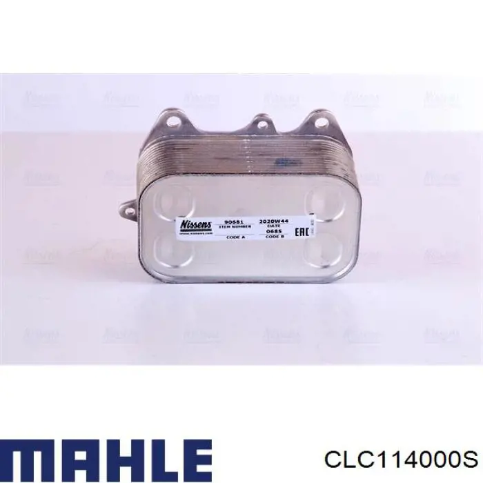 CLC114000S Mahle Original radiador de aceite, bajo de filtro