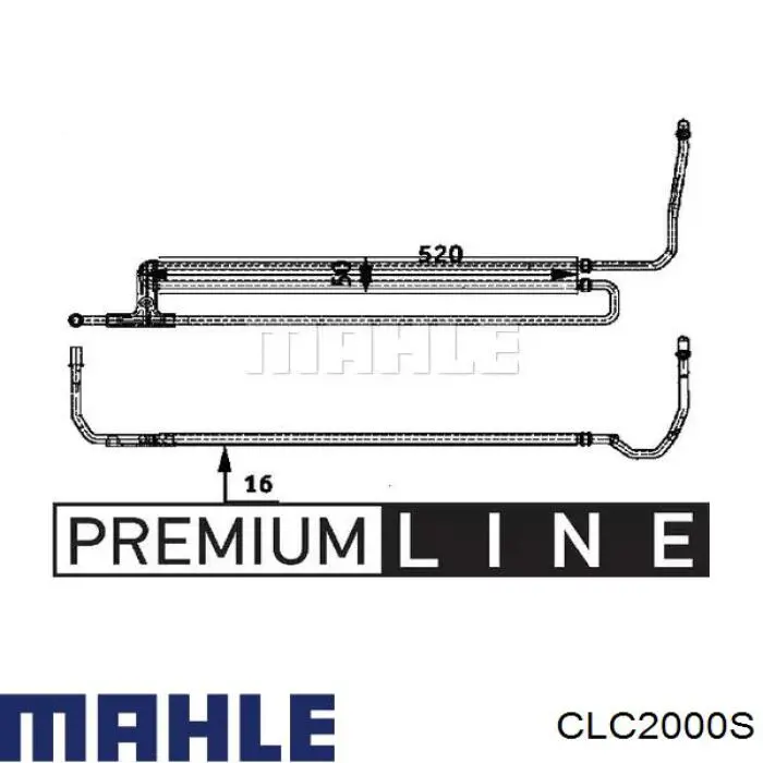 Comprar CLC2000S Mahle Original Radiador de aceite debajo del filtro