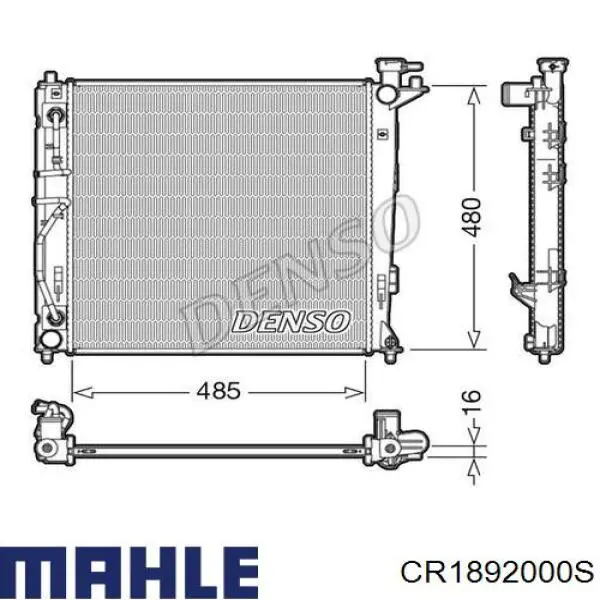 CR1892000S Mahle Original radiador