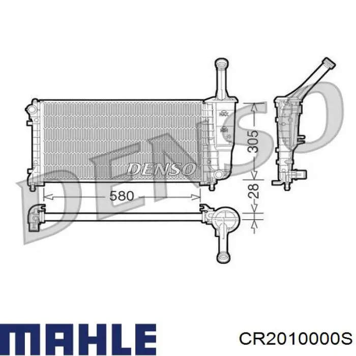 CR2010000S Mahle Original