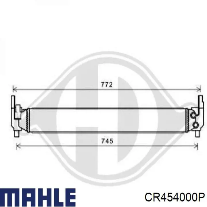 CR454000P Mahle Original radiador