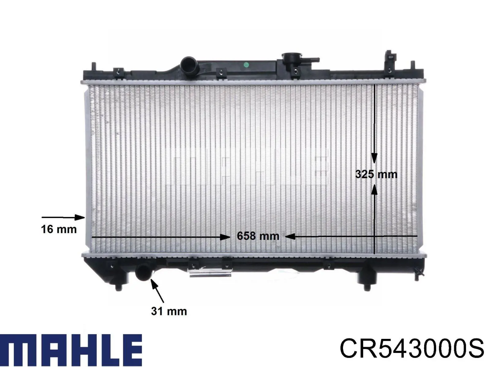 CR543000S Mahle Original radiador