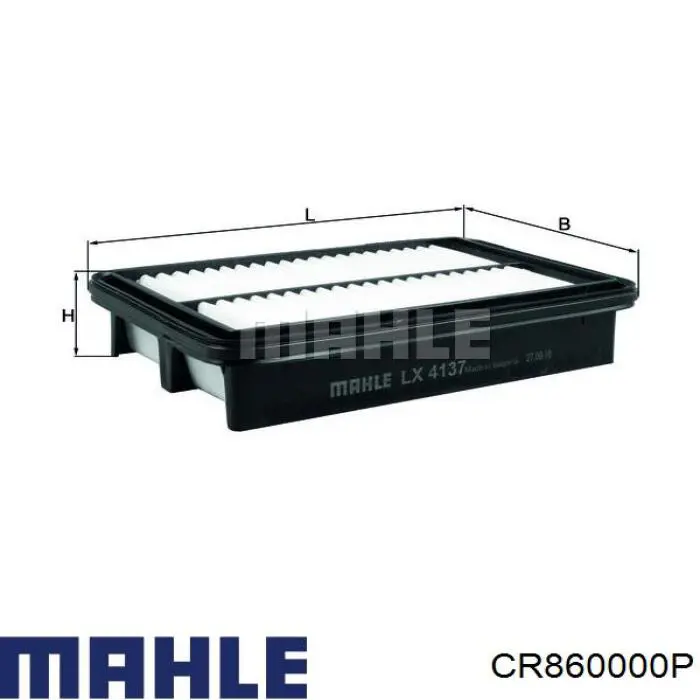 CR860000P Mahle Original radiador refrigeración del motor