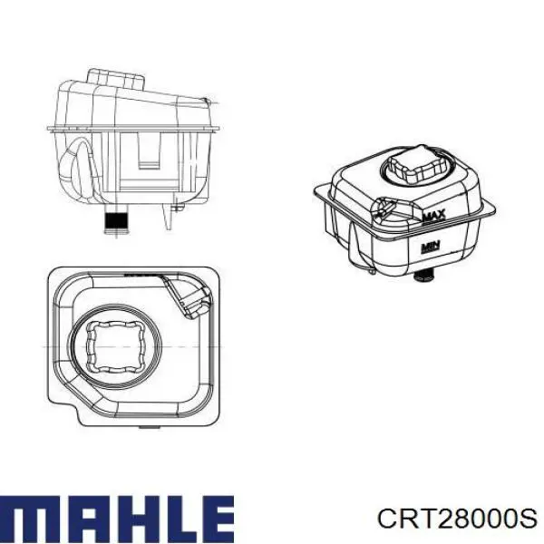 CRT 28 000S Mahle Original botella de refrigeración