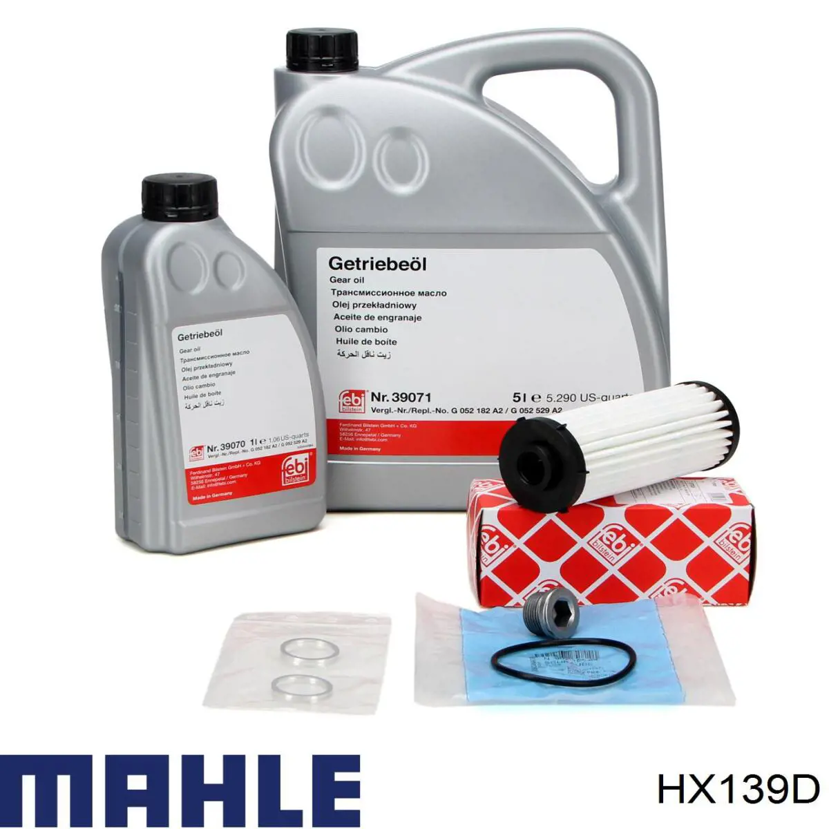 Filtro caja de cambios automática Mahle Original HX139D