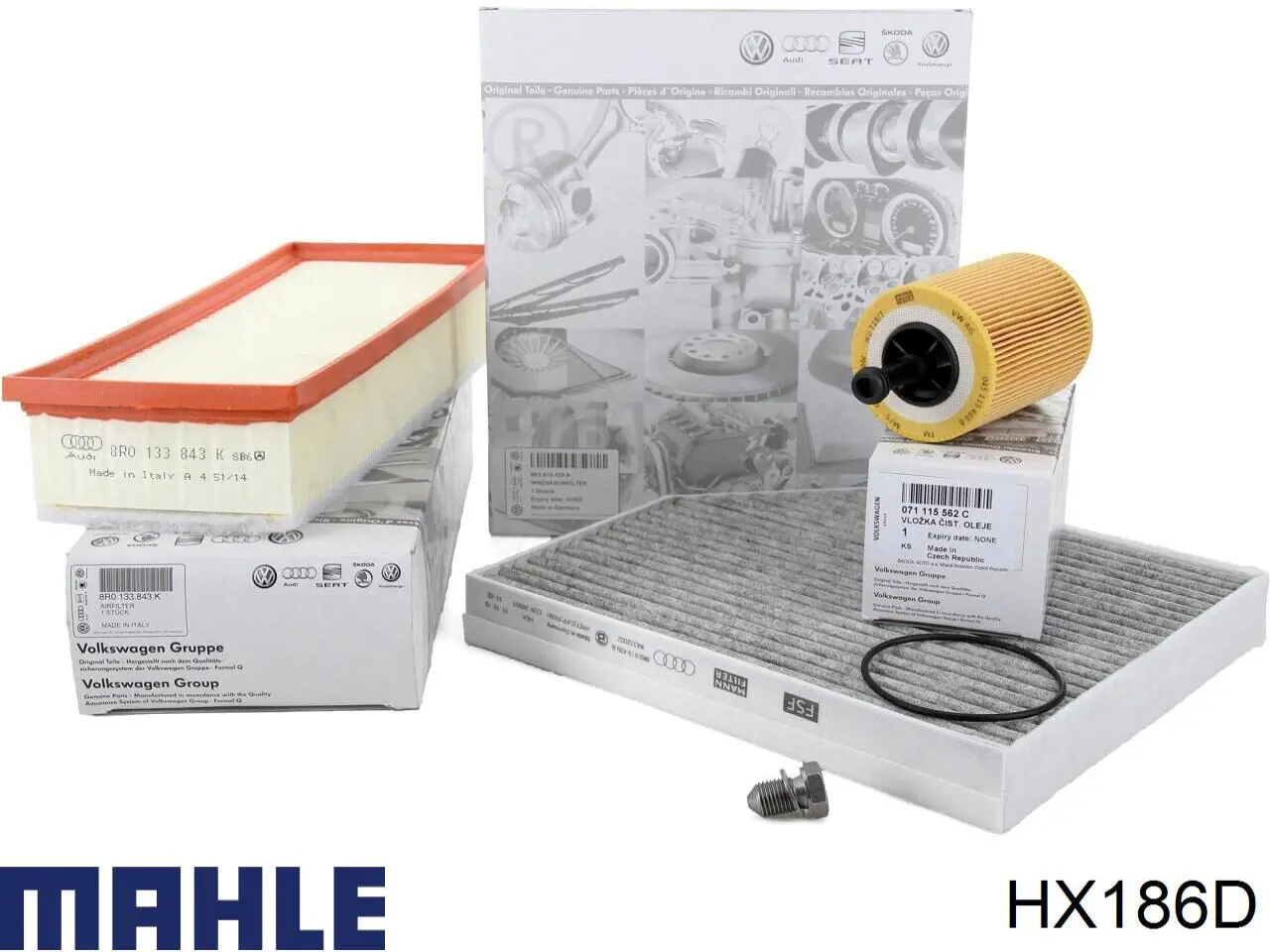 Filtro caja de cambios automática Mahle Original HX186D