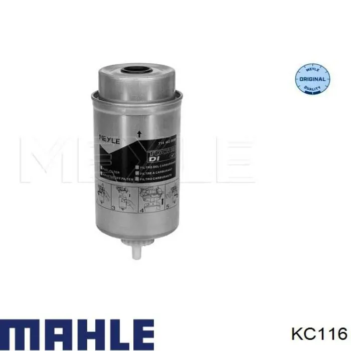 KC116 Mahle Original filtro de combustible