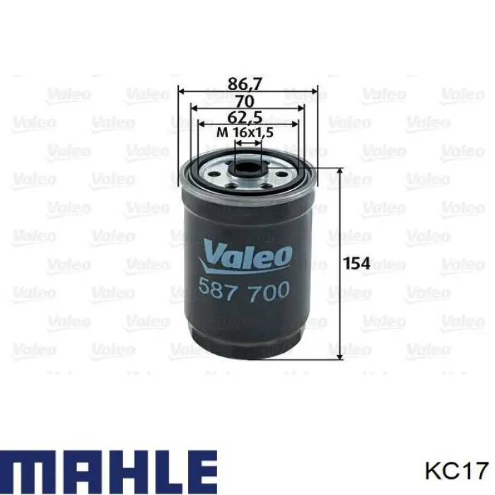 Filtro combustible Mahle Original KC17 precio, desde 8,52 EUR