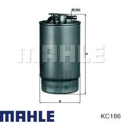 Filtro combustible MAHLE KC186