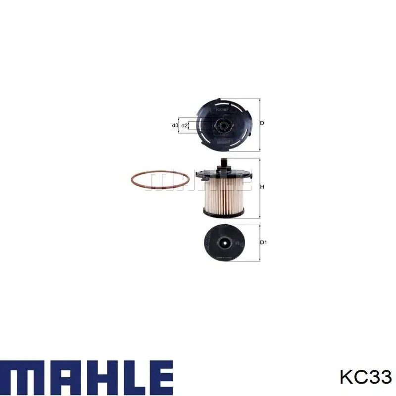 KC33 Mahle Original filtro combustible