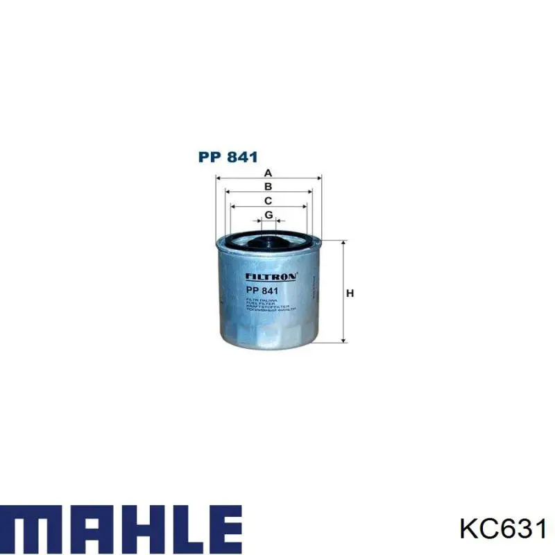 KC631 Mahle Original filtro de combustible