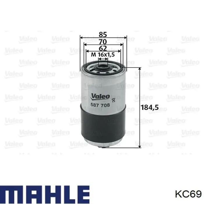 Comprar KC69 Mahle Original Filtro diesel