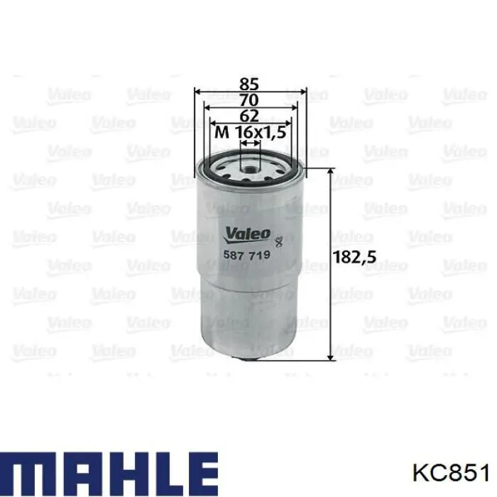 Filtro combustible Mahle Original KC851 precio, desde 16,97 EUR