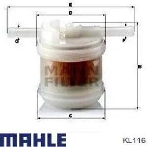 KL116 Mahle Original filtro combustible