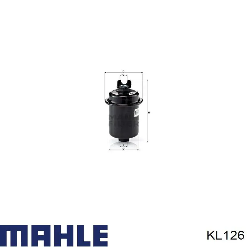 KL126 Mahle Original filtro combustible