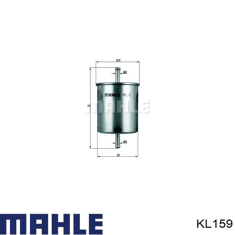 KL159 Mahle Original filtro combustible