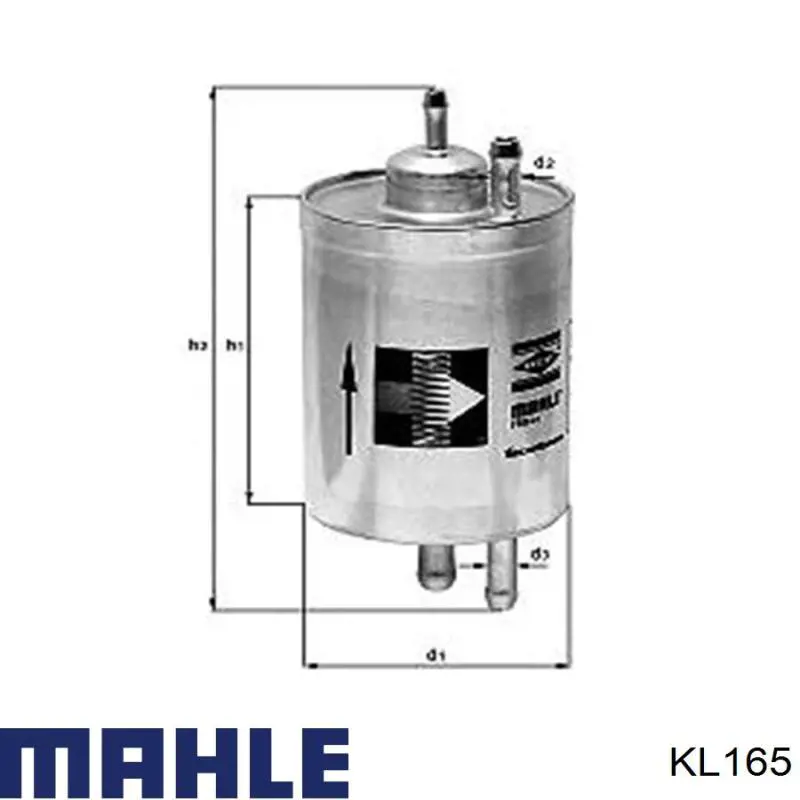 Filtro combustible Mahle Original KL165 precio, desde 8,31 EUR