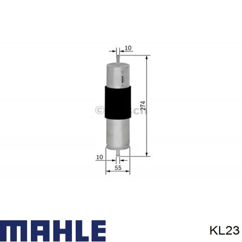 Filtro combustible Mahle Original KL23 precio, desde 1,70 EUR