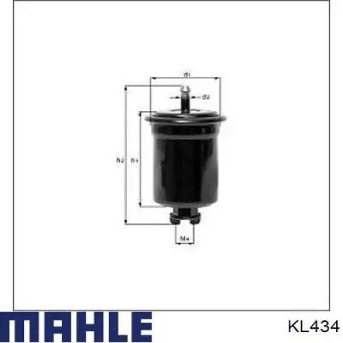KL434 Mahle Original filtro de combustible