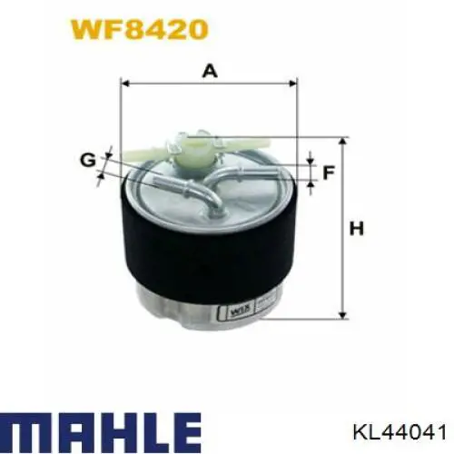 Filtro de gasoil Mahle Original KL44041