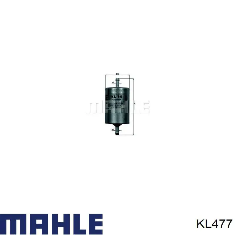 KL477 Mahle Original filtro de combustible