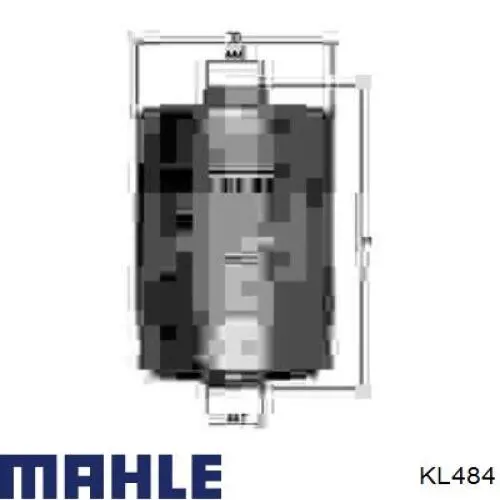 Filtro de combustible KL484 Mahle Original