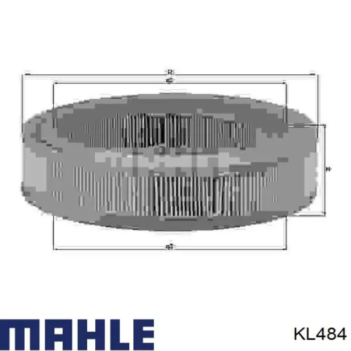 KL484 Mahle Original Filtro de gasolina