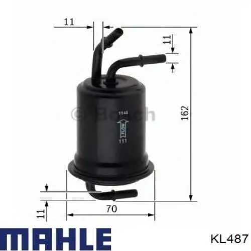 Filtro de combustible KL487 Mahle Original