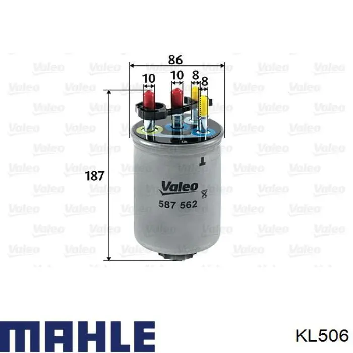 Comprar KL506 Mahle Original Filtro diesel