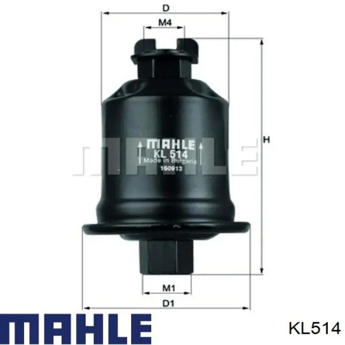 Filtro combustible Mahle Original KL514 precio, desde 14,16 EUR