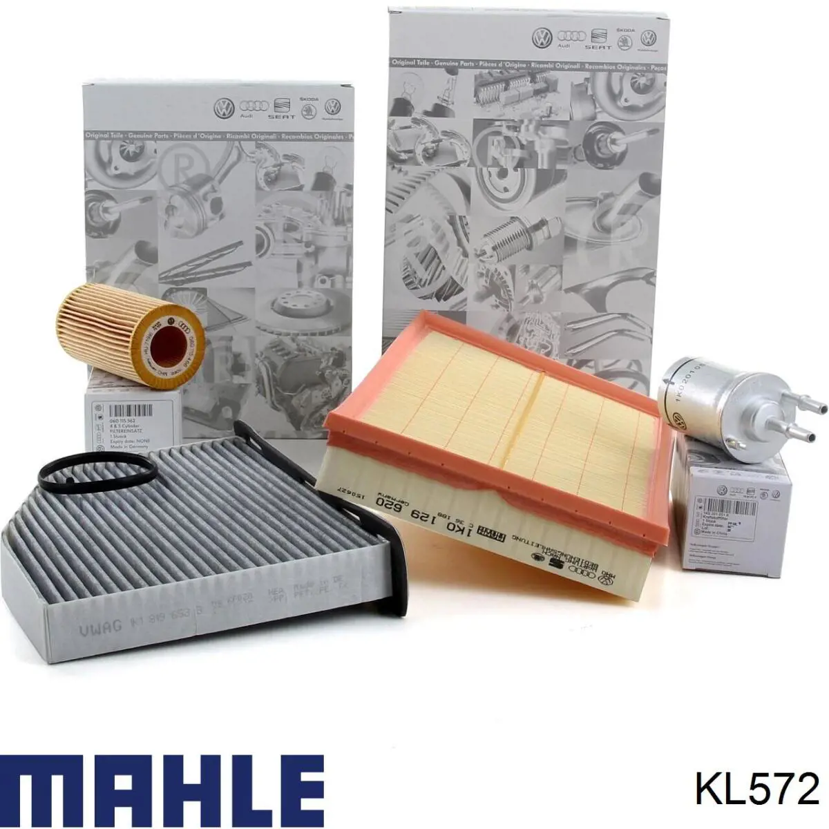 Filtro combustible MAHLE KL572