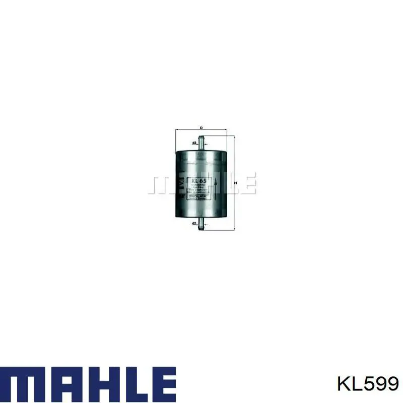 Filtro de combustible KL599 Mahle Original