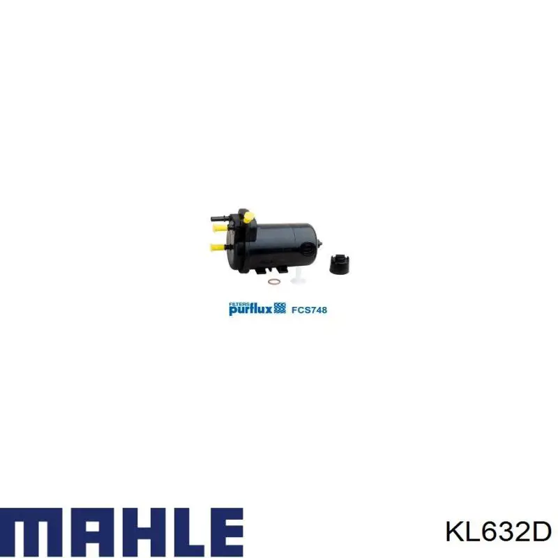 KL632D Mahle Original Filtro de gasolina